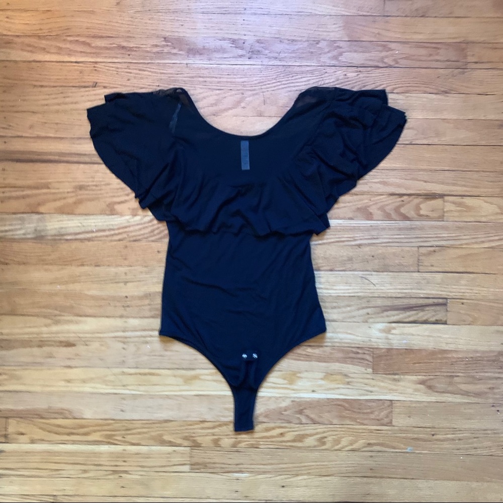 One Piece / Leotard Ruffle Top